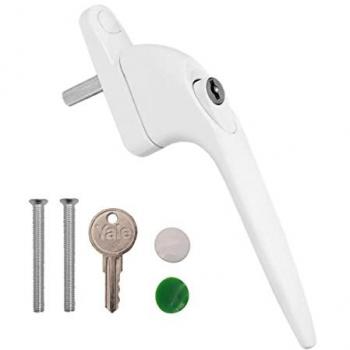 Yale Essentials Verrouillage à Clé en Ligne Poignée de Fenêtre Universel UPVC pour Double Vitrage