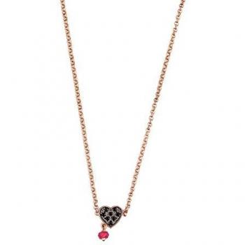 Gargantilla Tous en oro de 18 kt y plata con espinela y rubí