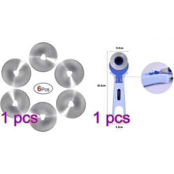 Set 10 Lames Acier 28 mm/45 mm – Cutter Rotatif Quilting