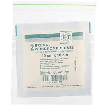 Senda, Verbandsmaterial, ERENA Wundkompressen 10 x 10 cm steril, 2 St