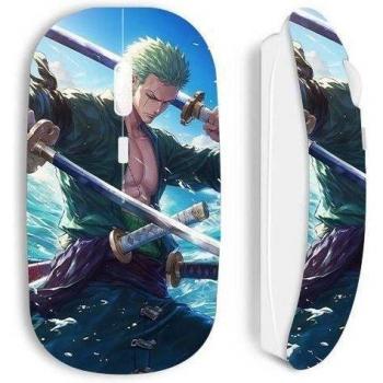 Maniacase Zoro Sword Wireless Mouse – White – One Piece Collection – Nano USB