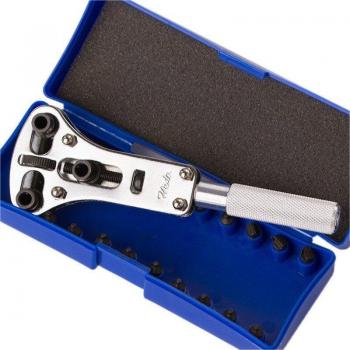 Cubierta Inferior 3‑Patas: Medidor y Abridor Dual