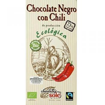 Chocolates Sole Chocolate Negro 73% con Chili 100g Eco Sg