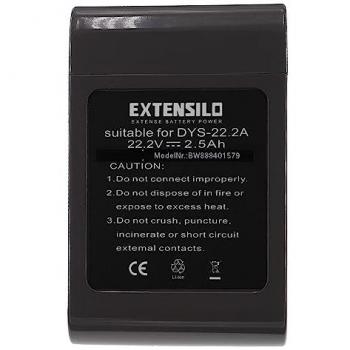 DC45 High‑Capacity Lithium Battery – 2500 mAh 22.2 V (Black)