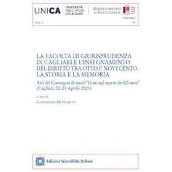 La Facoltà di Giurisprudenza di Cagliari e l’insegnamento del dir...