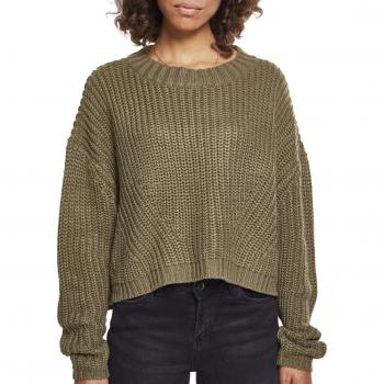 Olive Urban Classic Wide Sweater for Women – L Size