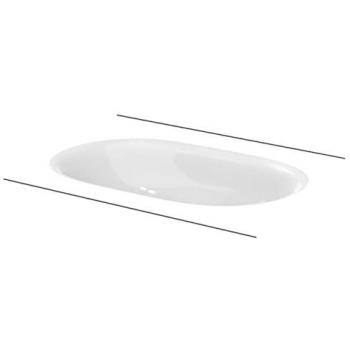 Lavabo Bajo Encimera A217-000PW Blanco sin Grifo