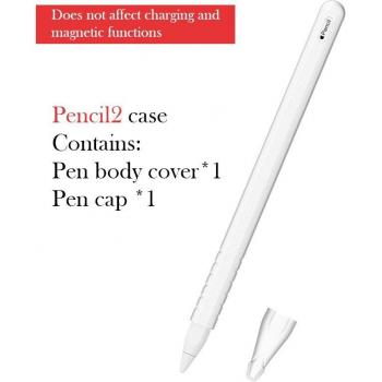 Étui en silicone pour crayon Apple 2ème génération