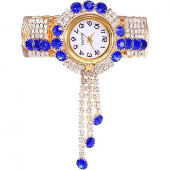 Reloj de pulsera de lujo para mujer con diamantes de imitación