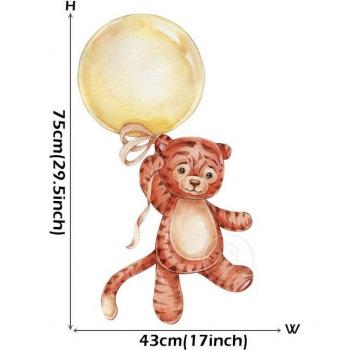 PVC Balloon Tiger Wall Decor