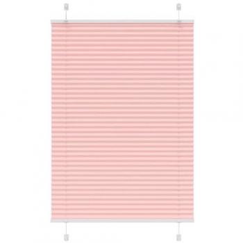 Polyester Pleated Blind in Pink 90x100 cm