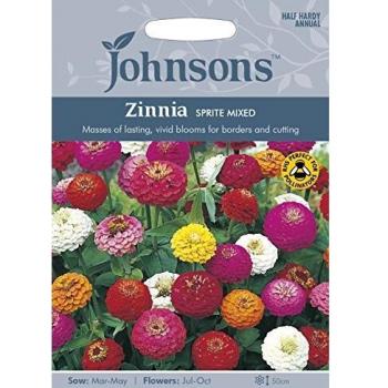 Johnson’s Zinnia Sprites Seeds