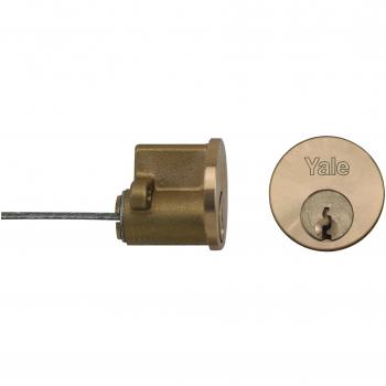 Yale Locks P1109 Replacement Rim Cylinder 4 Keys Polished Brass