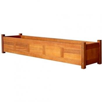Acacia Wood Raised Garden Bed, 150x30x25 cm (vidaxl)