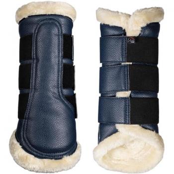 HKM Premium Comfort Fell‑Gamaschen (Shetty) Dunkelblau