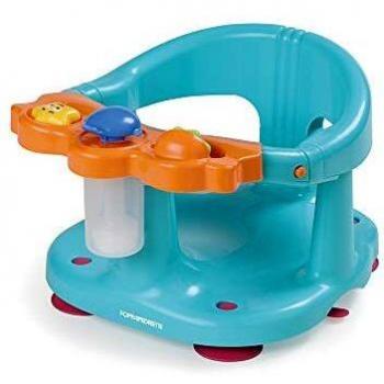 Foppapedretti Tuffetto Seggiolino Da Bagno, Arancio Azzurro, 30 x 38.5 x 24.5 Cm