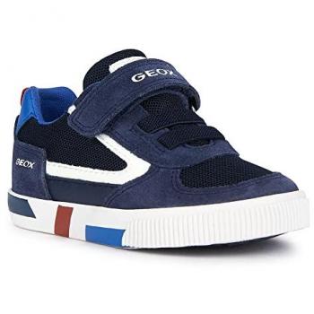 Calzado GeoX Niño Azul Marina y Blanco
