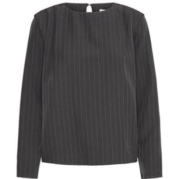 B.young Grau Damenbluse Mmiddde