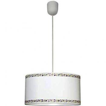 Colgante de Luz Blanco/Lila 1xe27 Regx35d