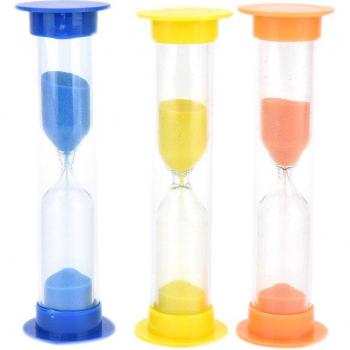 Bunte Sanduhr für Zeitmanagement