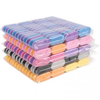 200Pcs Colorful Sponge Nail File 100/180 Grit