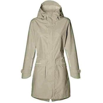 Parka mujer Basil Mosse blanca impermeable