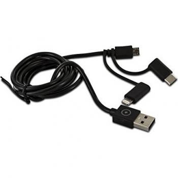 Muvit muusc0205 – 3 in 1 USB Kabel schwarz