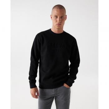 Sudadera negra de hombre Salsa Jeans