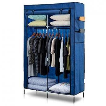 Herzberg HG-8012 Armoire de Rangement Bleue