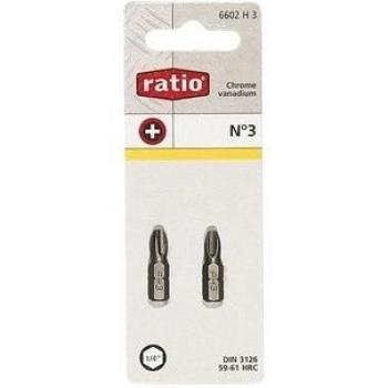 Puntas Planas 25 mm Ratio 6601H3 – Juego 2 piezas