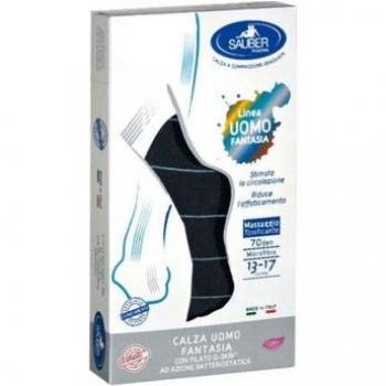 Meia Ancore Capri Sauber Qskin 70den Azul L/XL