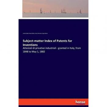 Subject-matter Index of Patents for Inventions: Attestati di privative industriali