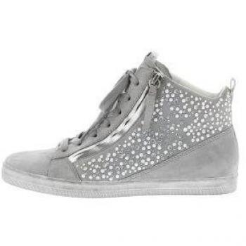 Gabor 66.425.40 Damen-Schnürhalbschuhe – Wedge, Grau, EU 5