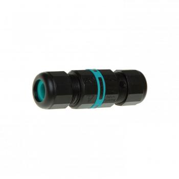 Conector eléctrico doble IP68 3 polos Ø7-12 mm