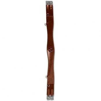 Brown Leather Surcingle with Elastic – 145 cm