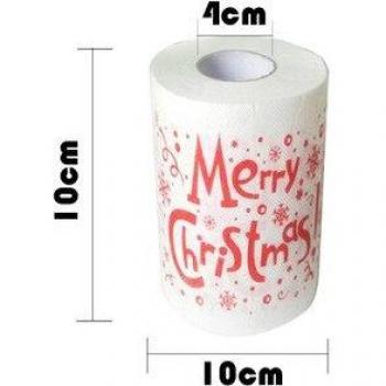 Toilettenpapier Weihnachten Santa Claus 10x10cm