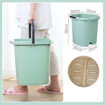 Seau en plastique super grand, récipient d'eau portable