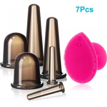 Juego de Ventosas para Masaje y Exfoliación Facial