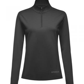Maglia a maniche lunghe da donna GOREWEAR Everyday Mid 1/4 Zip nera