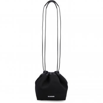 Jil Sander Black 'Dumpling' Bucket Bag