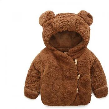 Fleece Cartoon Bear Infant Sweaters