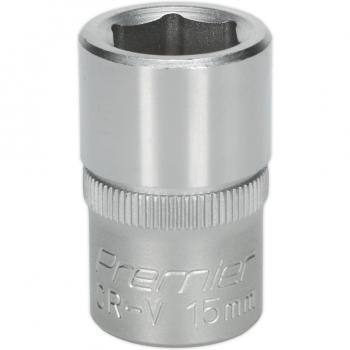 Sealey 1/2 Drive Hexagon WallDrive Socket Metric