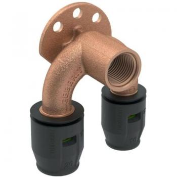Conector Geberit 90° Doble 52 mm