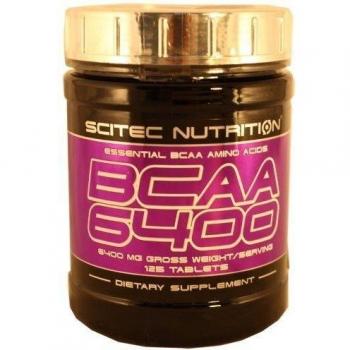 Scitec Nutrition BCAA 6400 125 Tablas – Fórmula Premium