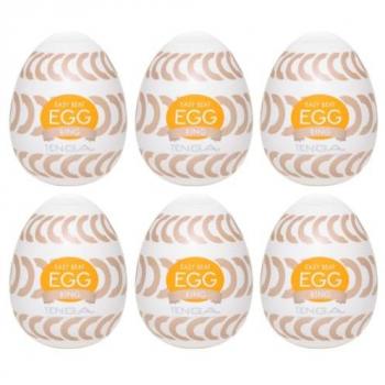 Tenga EggRing 6er Pack mit Rillenring