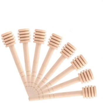 Varilla de Agitación de Madera para Dispensación de Miel 50 Unids