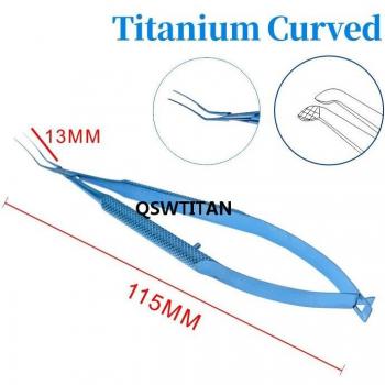 Pinzas de Capsulorhexis de titanio estilo Ultrata