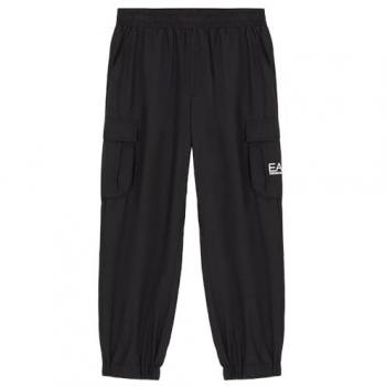 Pantalon cargo noir Giorgio Armani pour garçon
