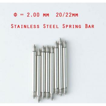 Diver Watch Spring Bars 2mm Stainless Steel (10 Pcs)