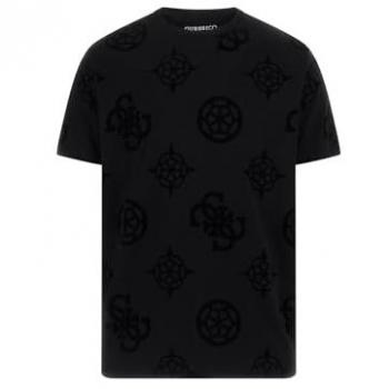 GUESS Men’s Black Floral Tees